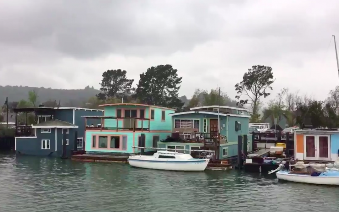 Video: bontgekleurde waterwoonwijk in San Francisco