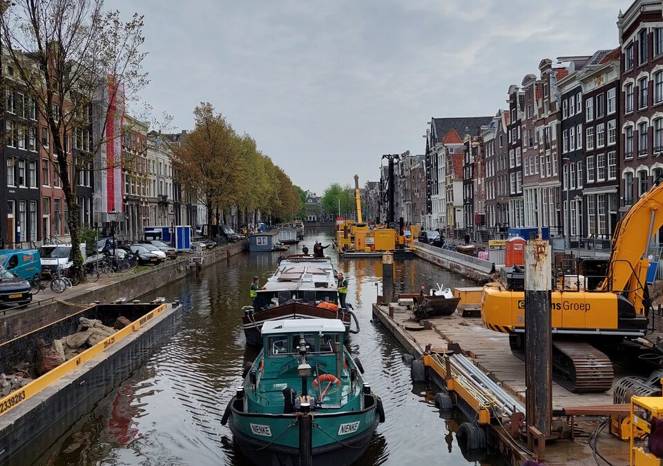 Tijdelijke verplaatsing woonboten wegens kadewerkzaamheden