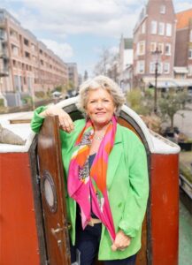 Monique van der Weijden van gomotions.nl op haarTjalk Freedom in Amsterdam