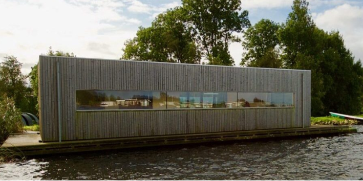 Woonboot van het jaar 2020 Woonark van Kiek in Oude Ade
