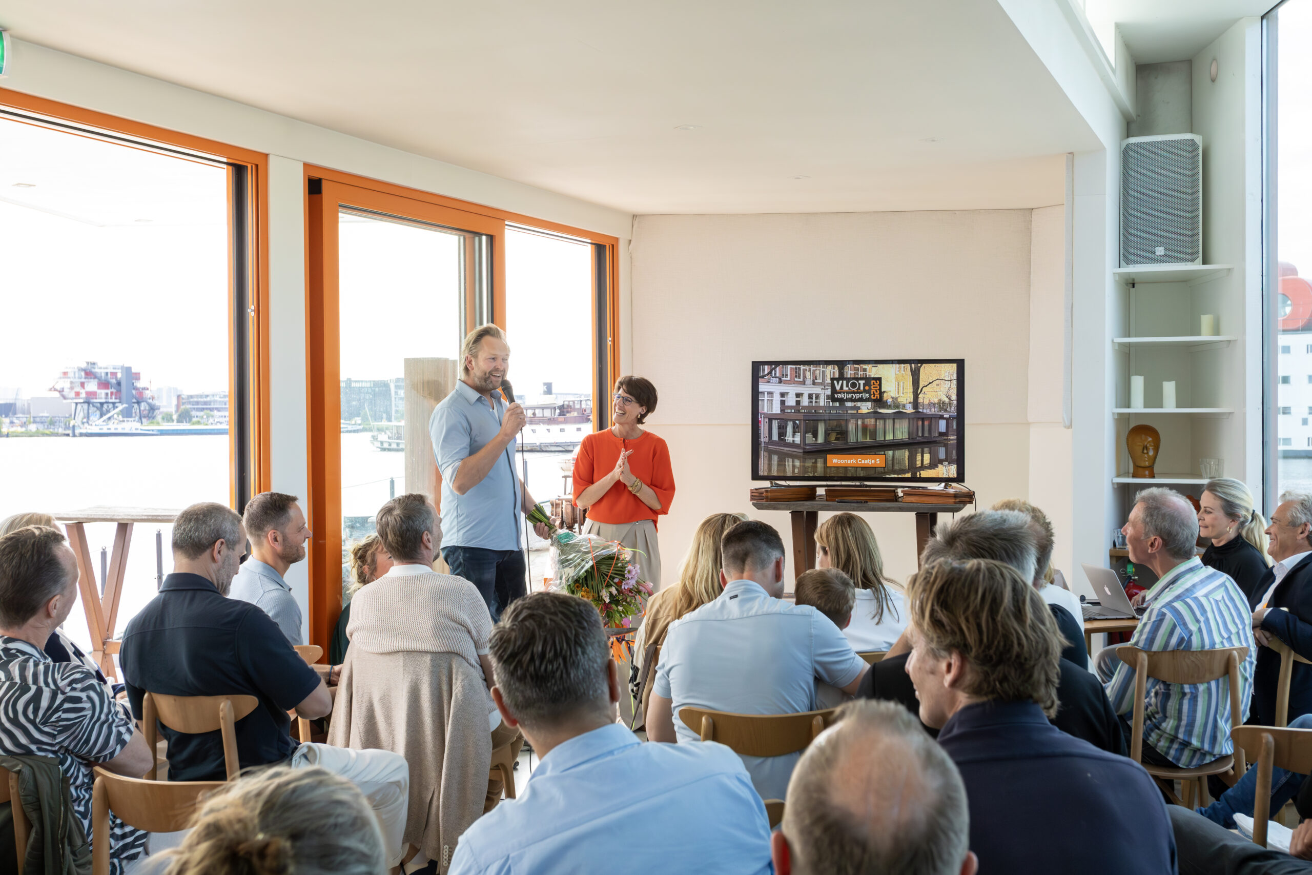 Martien Rademakers spreker Dag van de Woonboot 8 mei 2026