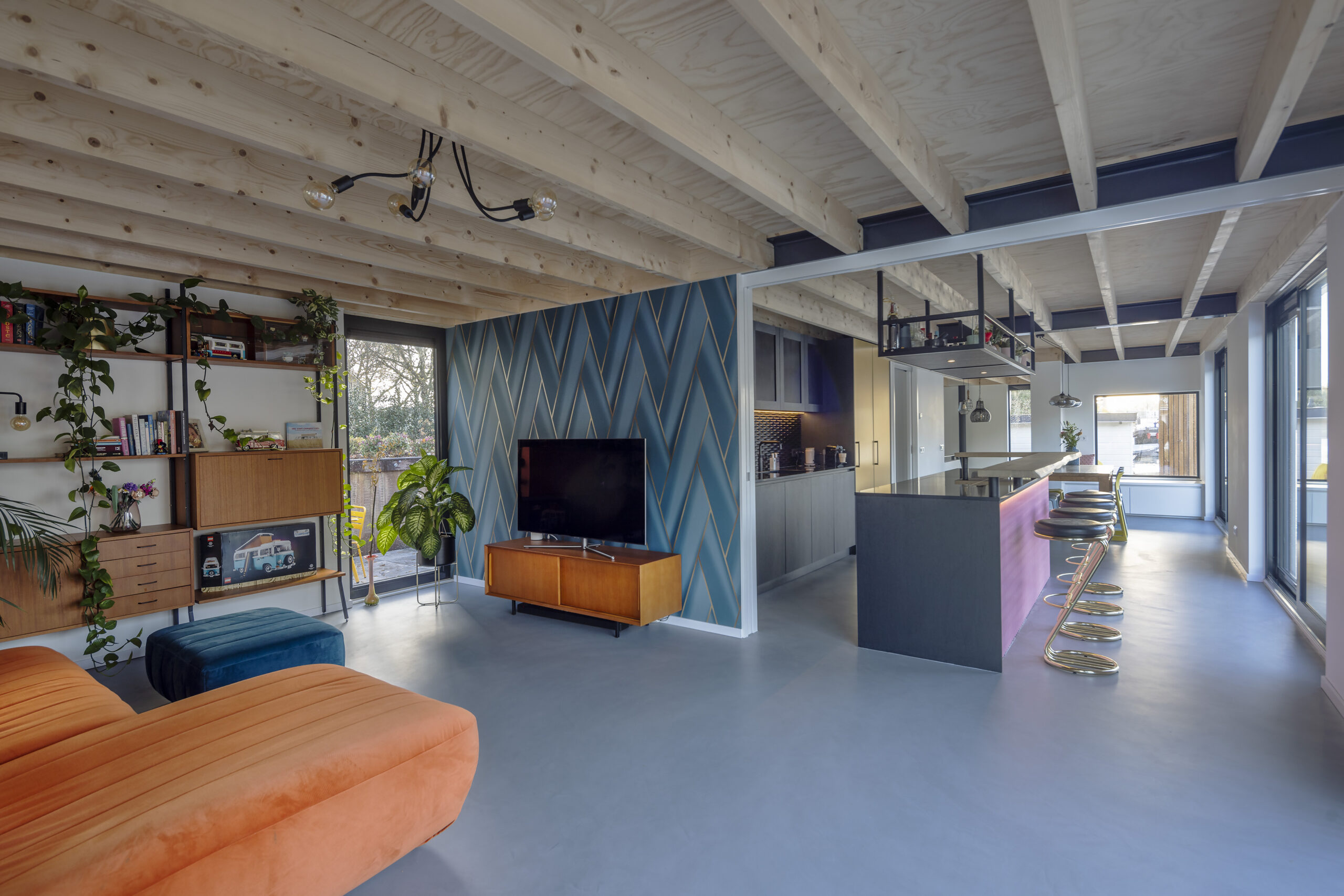 Woonark Tivoli in Utrecht interieur doorzicht